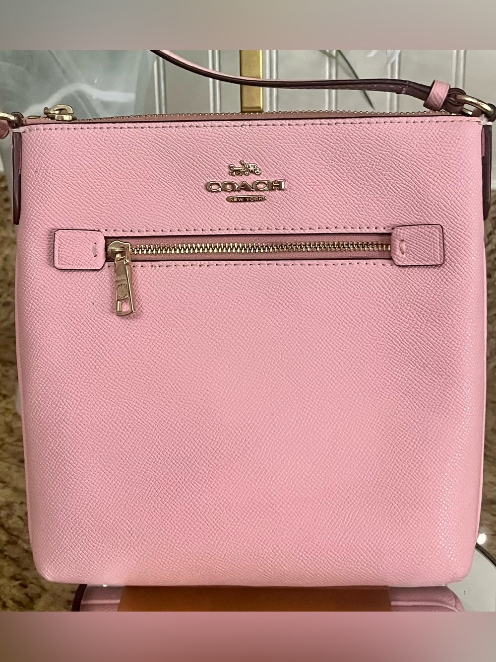 EUC COACH mini Rowan file bag style CE871